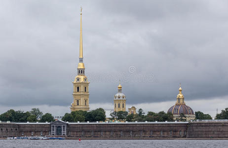彼得和保罗城堡在圣彼得堡，俄罗斯