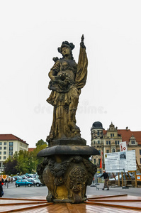 城市景观 德语 秋天 雕塑 旅行 建筑学 外部 博物馆 德累斯顿