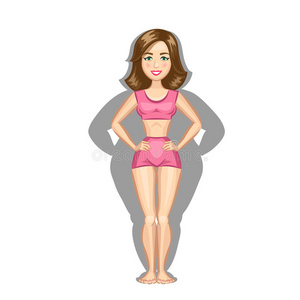 苗条的身材的女人剪影身材苗条,女性剪影苗条的女人有手提电脑,坐在