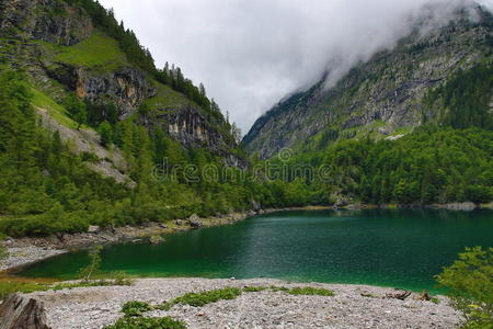 阿尔卑斯山 欧洲 腹地 美女 文化 围绕 教堂 美丽的 云景