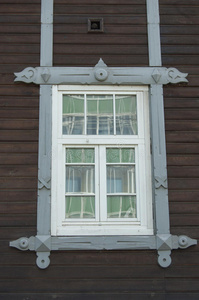 古老的 房子 复古的 外观 文化 框架 窗口 建筑 俄语