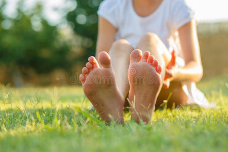 儿童脚照片