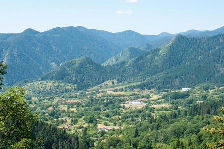保加利亚罗多普山上的金色山谷