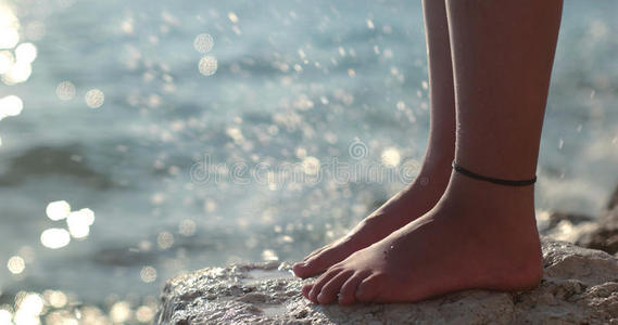 海滩 环境 反射 放松 海洋 美女 季节 飞溅 泼洒 射线