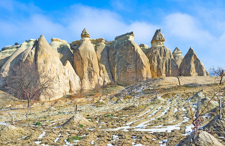 自然 地标 全景图 地点 卡帕多西亚 花园 草地 火鸡 地球