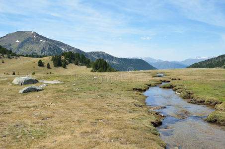 高地 透明的 克拉罗 假期 融水 高的 自然 比利牛斯山脉