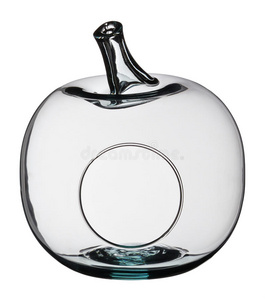 苹果形状的玻璃碗