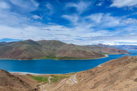 亚洲 自然 西藏 天空 美丽的 高原 徒步旅行 旅行 瓷器