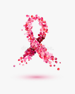 乳腺癌意识符号