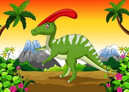 幻想 怪物 有趣的 食草动物 恐龙 乐趣 卡通 绘画 蜥蜴