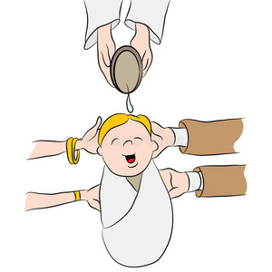 税务漫画受洗儿童漫画照片