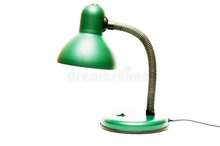 绿色台灯