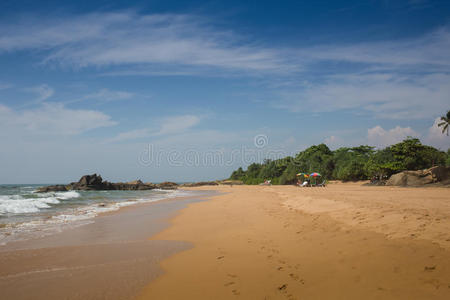 美女 海洋 海滩 天空 放松 海景 加勒比 自然 热的 阳光