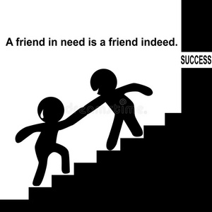 真情放送英语谚语:患难见真情.照片