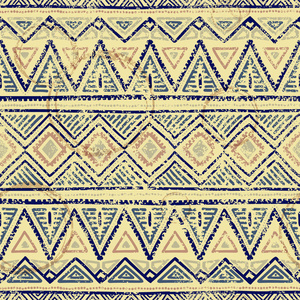 阿兹特克 印第安人 墨西哥人 艺术 颜色 织物 插图 古董