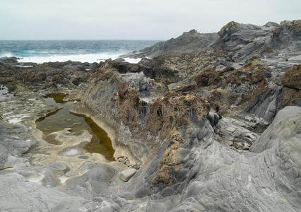 格兰卡里亚，西北海岸巴纳多斯地区，古老的熔岩场