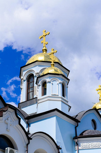 基督教东正教带圆顶塔钟