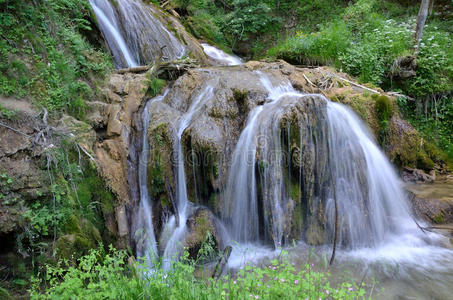 级联 塞尔维亚 环境 木材 旅行 公园 春天 岩石 自然