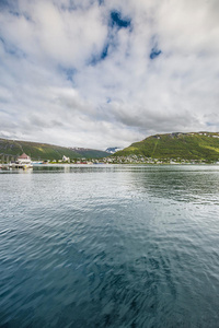 夏天 地标 欧洲 港口 目的地 旅游 特罗姆索 拉普兰 挪威