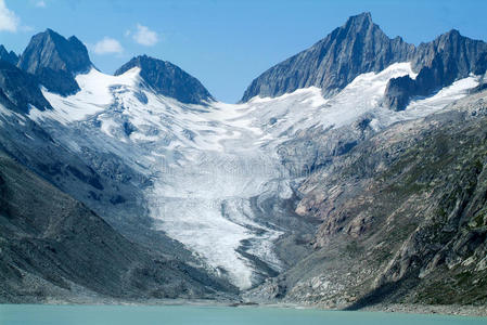 自然 阿尔卑斯山 乌里 冰川 夏天 水力 瑞士 瑞士人 伯尔尼