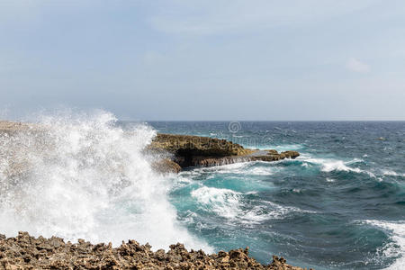 地平线 海岸 珊瑚 海滩 海洋 海岸线 自然 风景 岩石