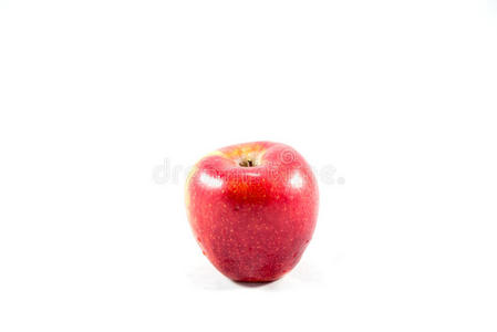 白底红苹果
