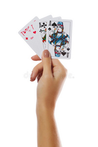 扑克 红心 满的 纸张 游戏 卡片 房子 机会 杰克 王牌