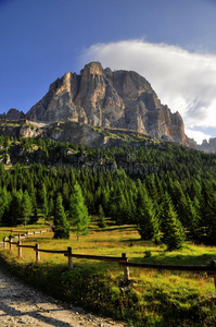 帕特诺 蒙特 高的 玻璃 风景 阿尔卑斯山 白云石 小山