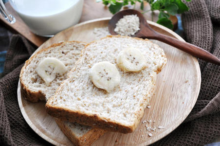 粮食 营养 种子 能量 燕麦片 香蕉 面包 食物 盘子 鳞片