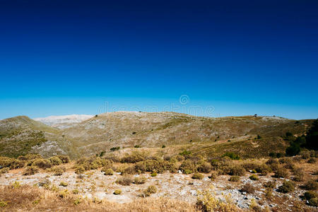 马拉加 天空 全景 天线 夏天 古老的 风景 小山 欧洲