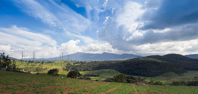 风景 土地 国家 农场 草坪 场景 公司 草地 云景 领域