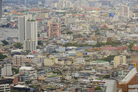 曼谷市鸟瞰图