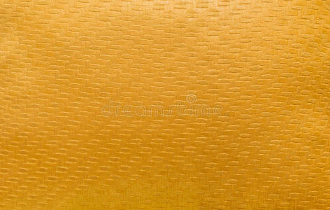 金色沙发亚麻织物纹理为背景