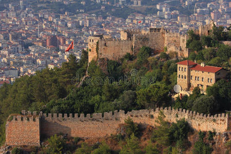 在阿兰亚的城堡。土耳其
