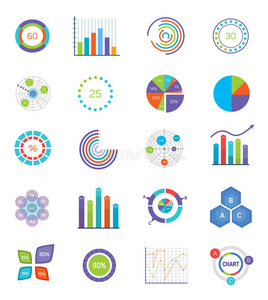 收集 图表 周期 导航 信息图表 圆圈 市场营销 按钮 箭头