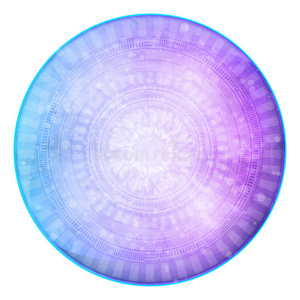 蓝色和紫色抽象未来主义背景