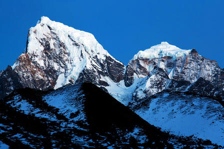 风景 公园 冰川 环境 昆布 攀登 登山 冒险 亚洲 自然