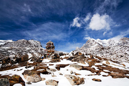 冒险 颜色 昆布 冰川 风景 登山 攀登 营地 阿尔卑斯山