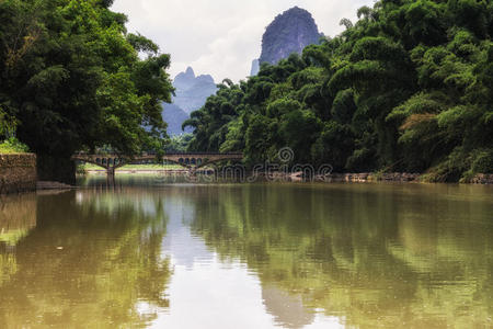 旅行 小山 桂林 建筑学 瓷器 广西 中国人 自然 早晨