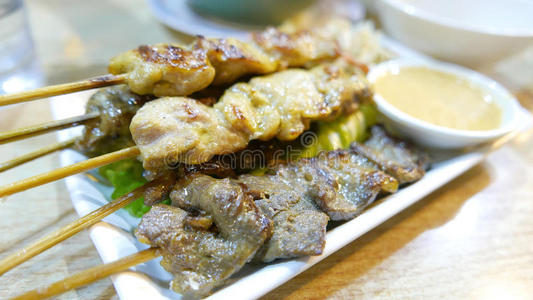 文化 沙爹 马来西亚 食物 晚餐 美食家 烧烤 香料 午餐