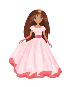 仙女矢量仙女公主. 矢量插图照片