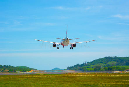 地平线 起飞 空气 乘客 跑道 绿色植物 亚洲 安全 发动机