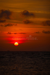 天空 地平线 美女 风景 海景 日落 美丽的 下降 海洋