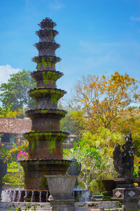 印度尼西亚 植物 夏天 建筑 古老的 喷泉 颜色 恒河 照片