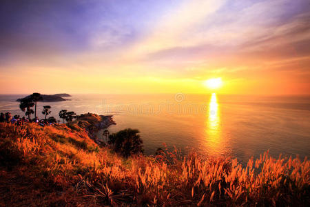 海洋 黄昏 安达曼 和平 美丽的 斗篷 风景 国家的 太阳