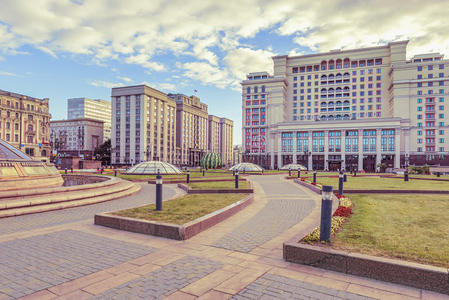 大街 俄罗斯 建筑 天空 空的 社会 酒店 城市景观 观光