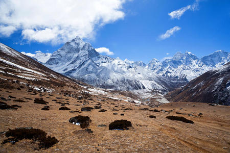 标准 登山 喜马拉雅山 旅行 风景 亚洲 昆布 天堂 希马尔