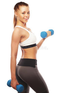 健康 享受 圆周率 运动 身体 白种人 适合 美女 健身房