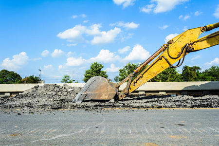 公路 修理 铺砌 黑顶 车道 更新 建设 苦力 精轧机 机械