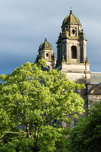 爱丁堡老教堂阴天